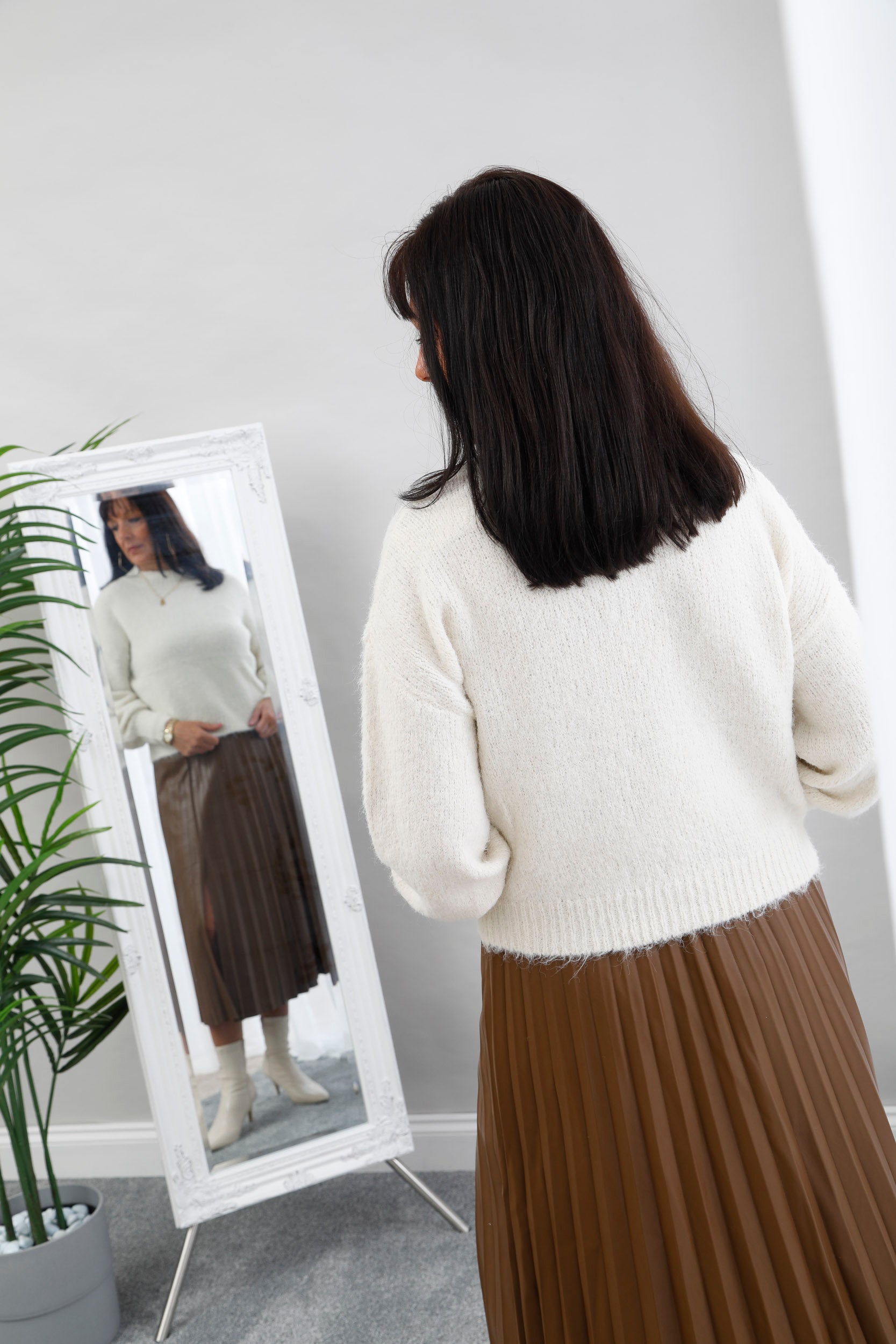 The Plush Knit Jumper Cream