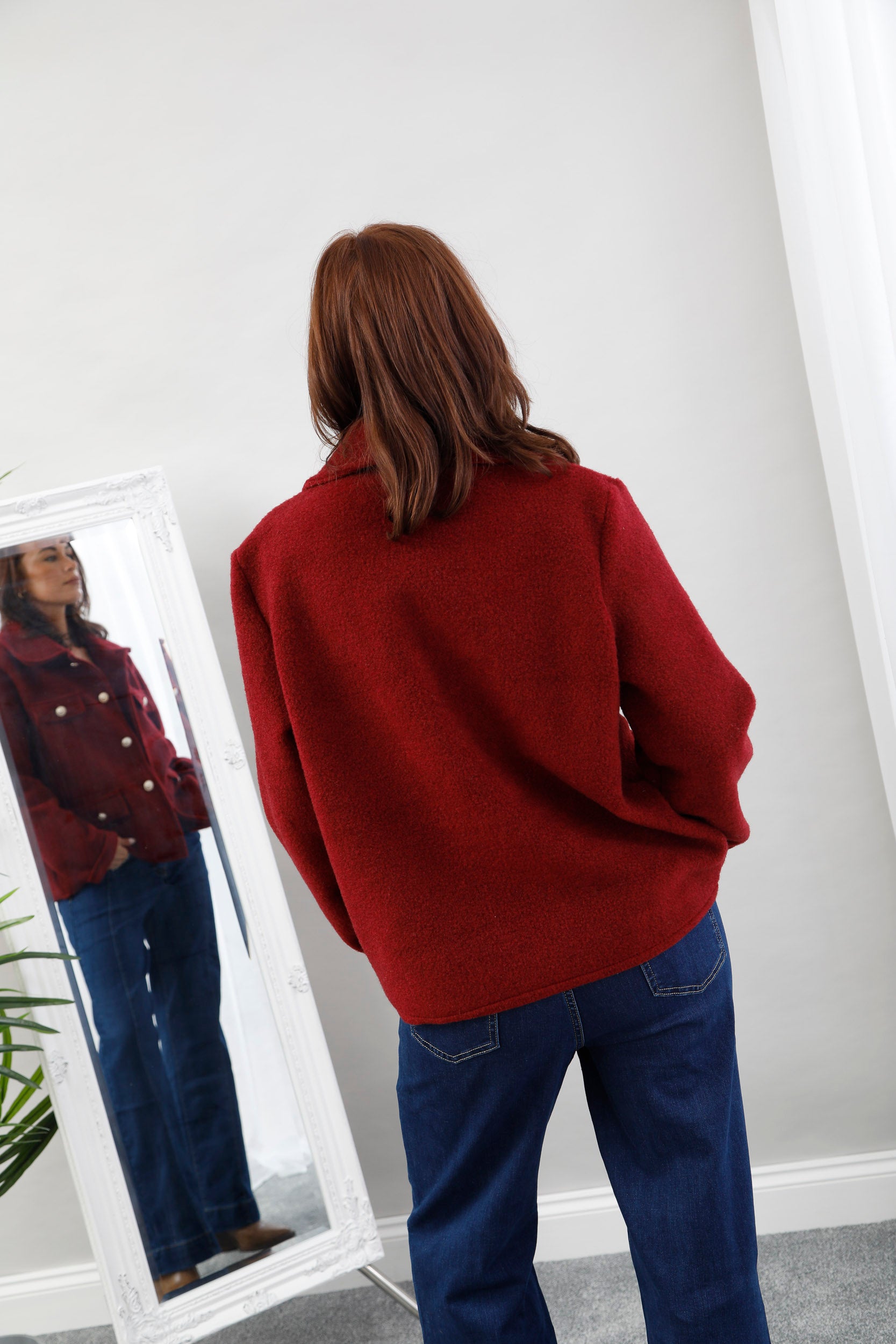 The Cloud Nine Jacket Burgundy