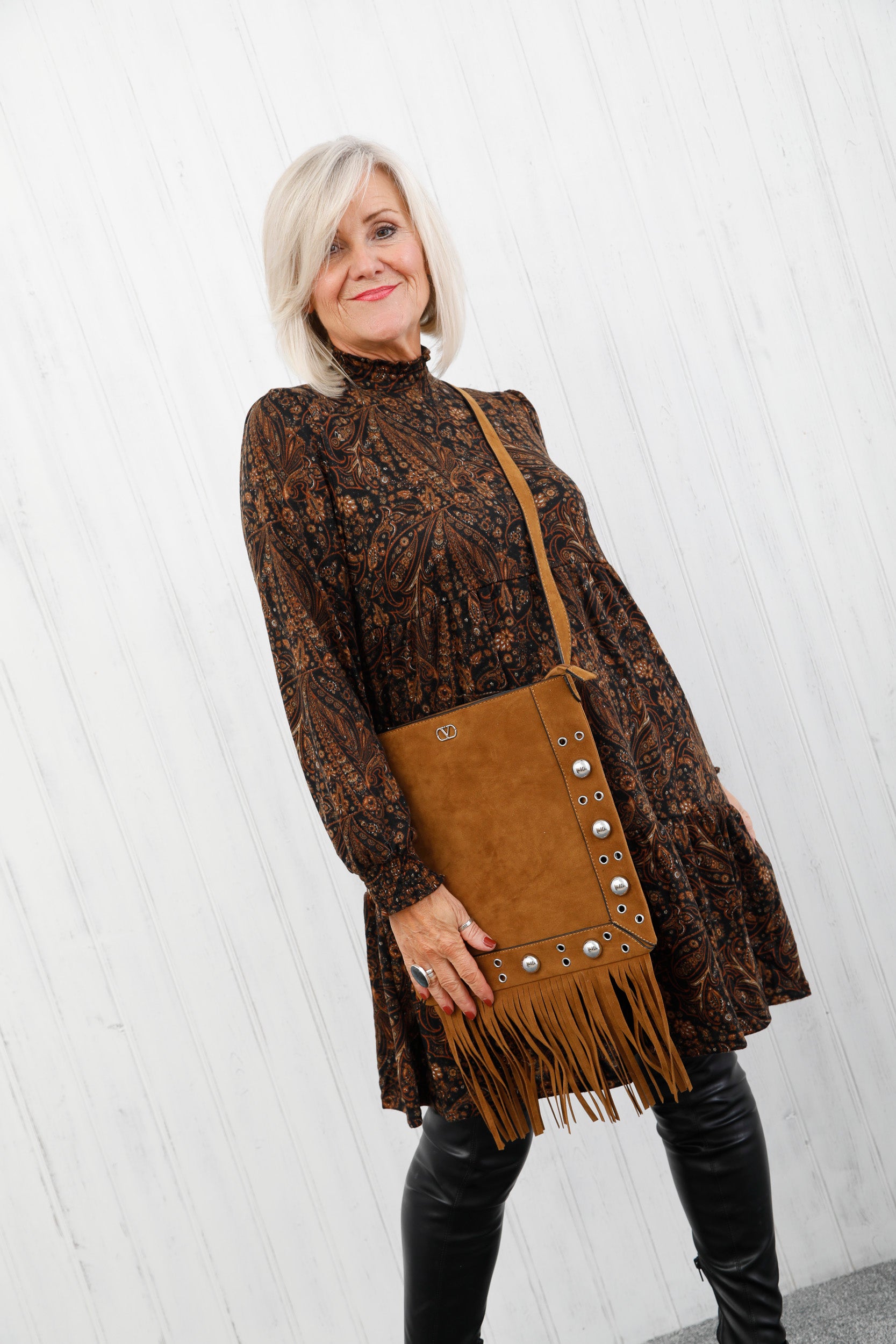The Canyon Fringe Bag Camel