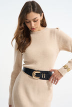 The Muse Wrap Belt Black