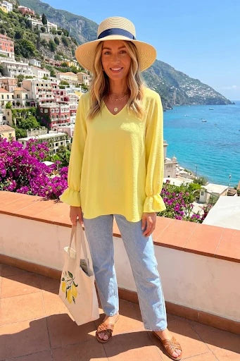 The Signature Blouse Lemon