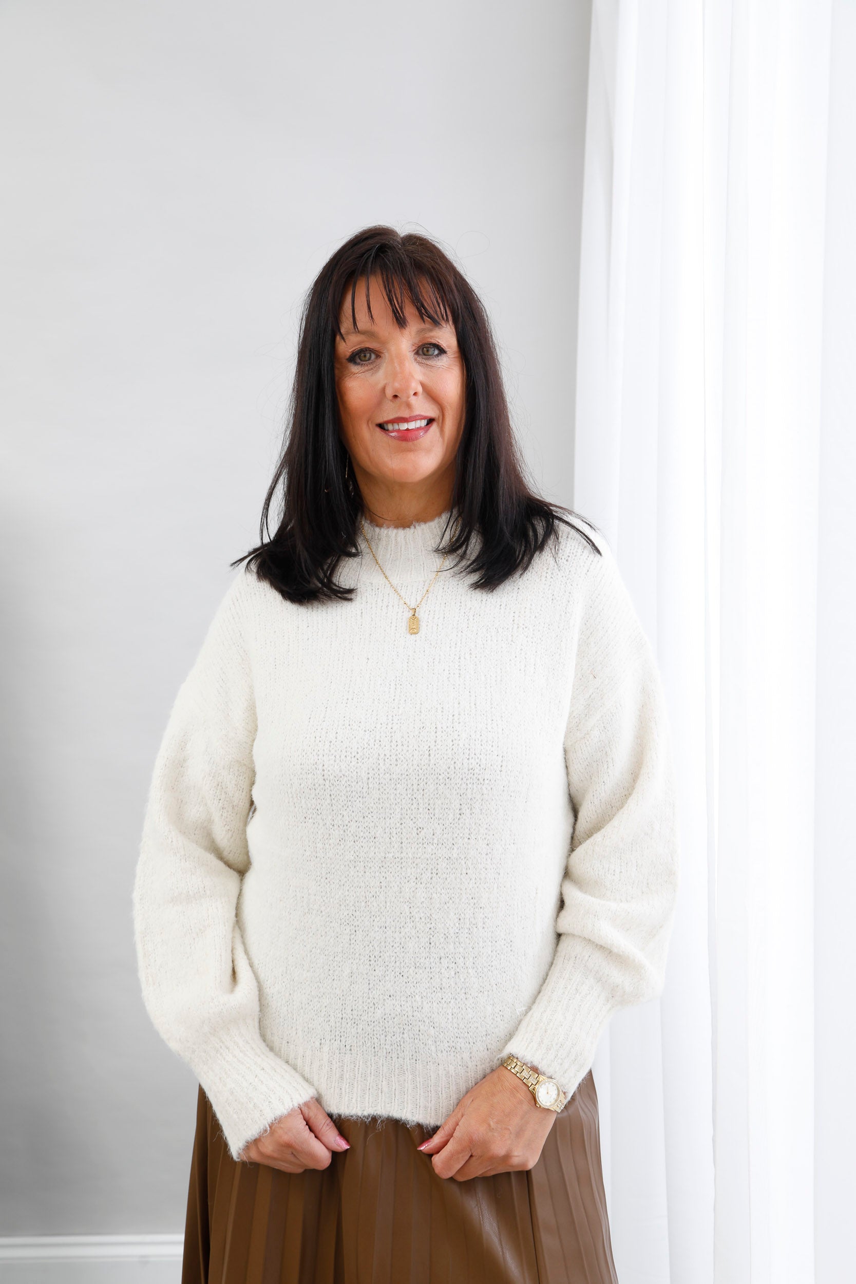 The Plush Knit Jumper Cream