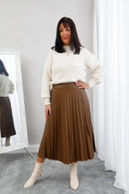 Boux Pleated Skirt