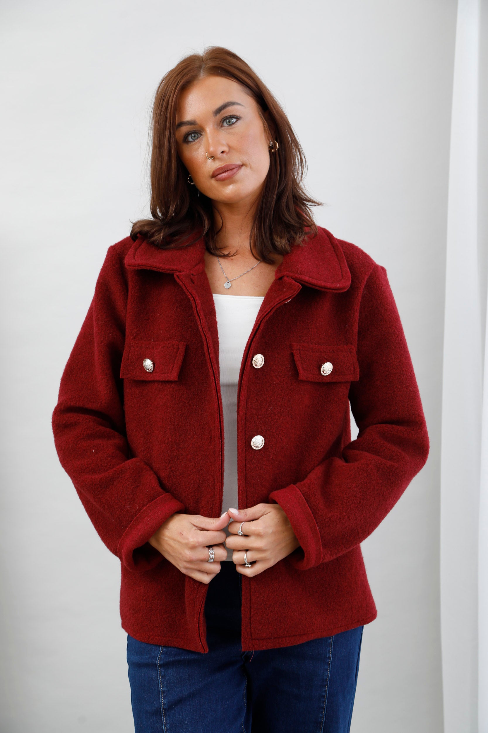 The Cloud Nine Jacket Burgundy