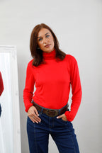 Ruby Ruffle Top