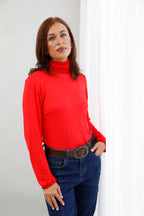 Ruby Ruffle Top