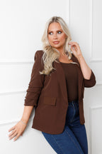 The Legacy Blazer Chocolate