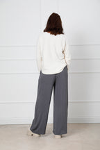 The Signature Stripe Trousers Grey