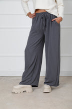 The Signature Stripe Trousers Grey