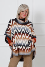 Lumen Knit Poncho Top