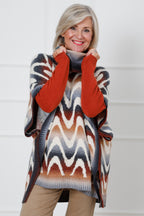Lumen Knit Poncho Top
