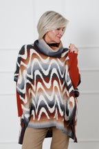 Lumen Knit Poncho Top