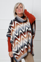 Lumen Knit Poncho Top
