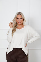 The Essential Knit Top Cream