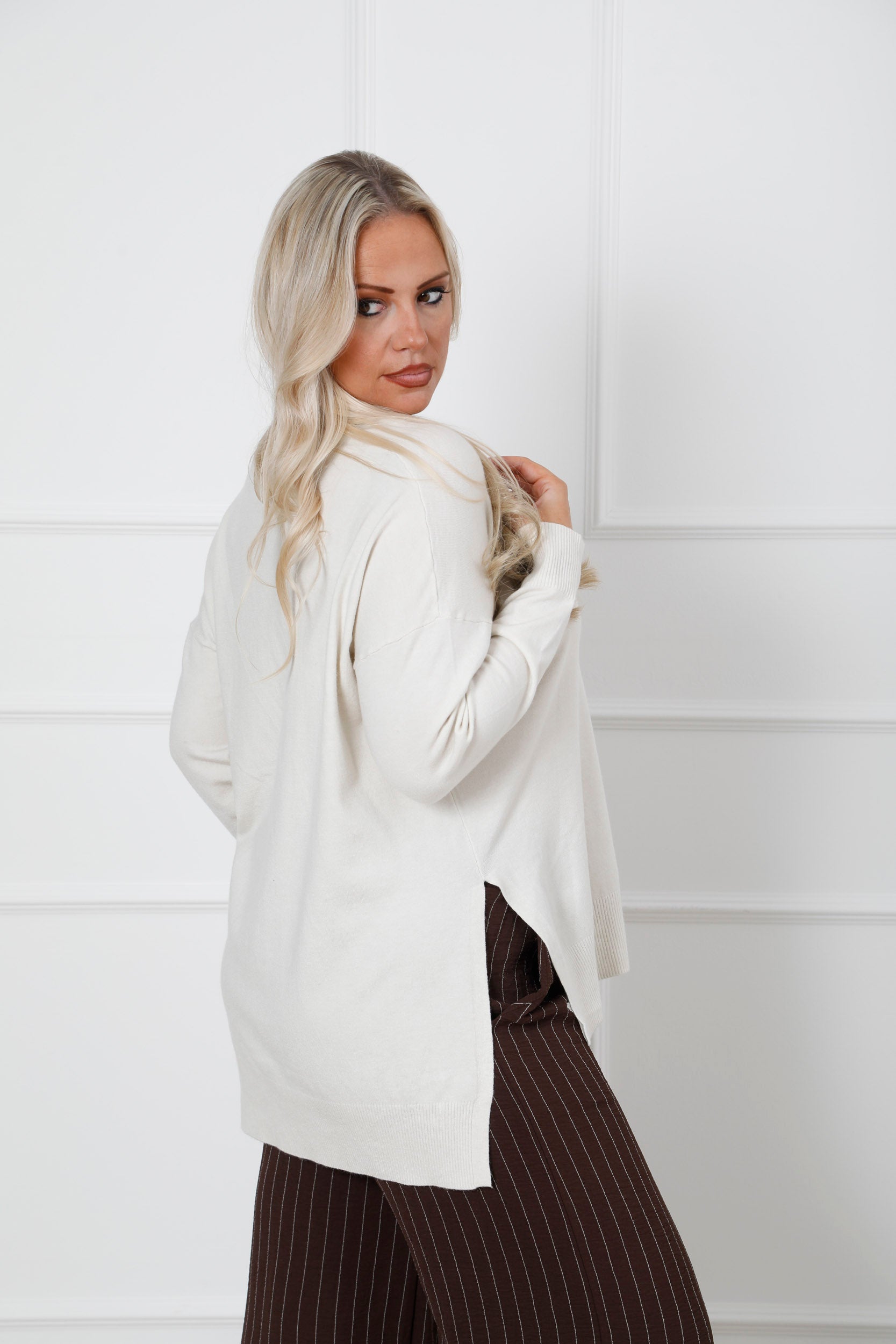 The Essential Knit Top Cream