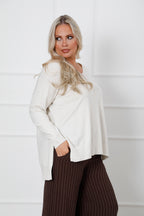 The Essential Knit Top Cream