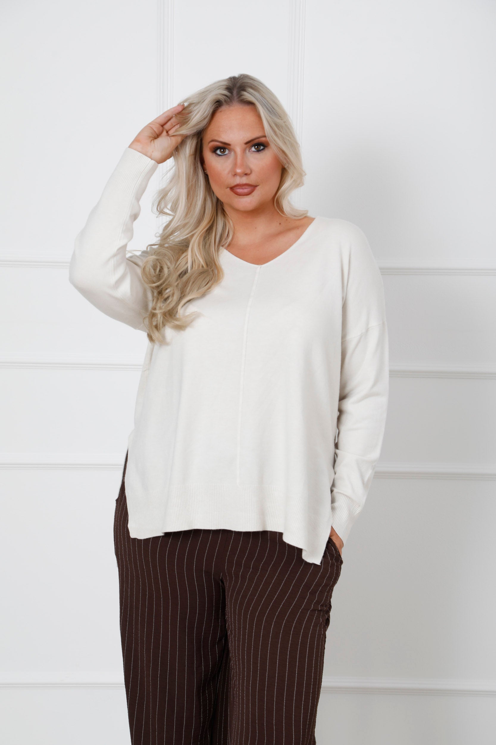 The Essential Knit Top Cream