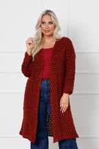 The Empress Cardigan Burgundy