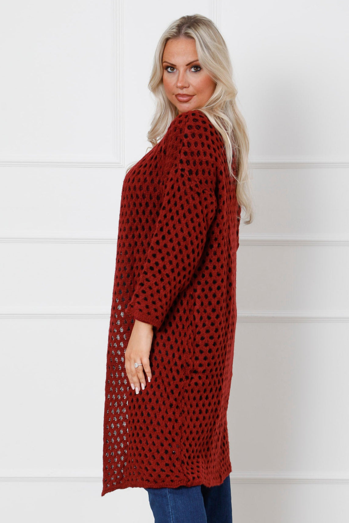 The Empress Cardigan Burgundy