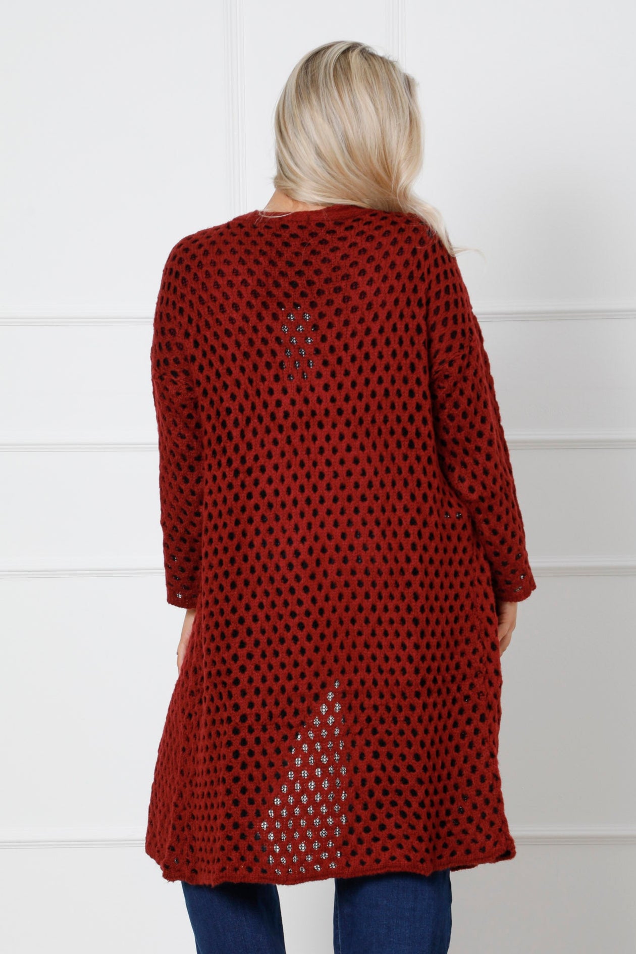 The Empress Cardigan Burgundy