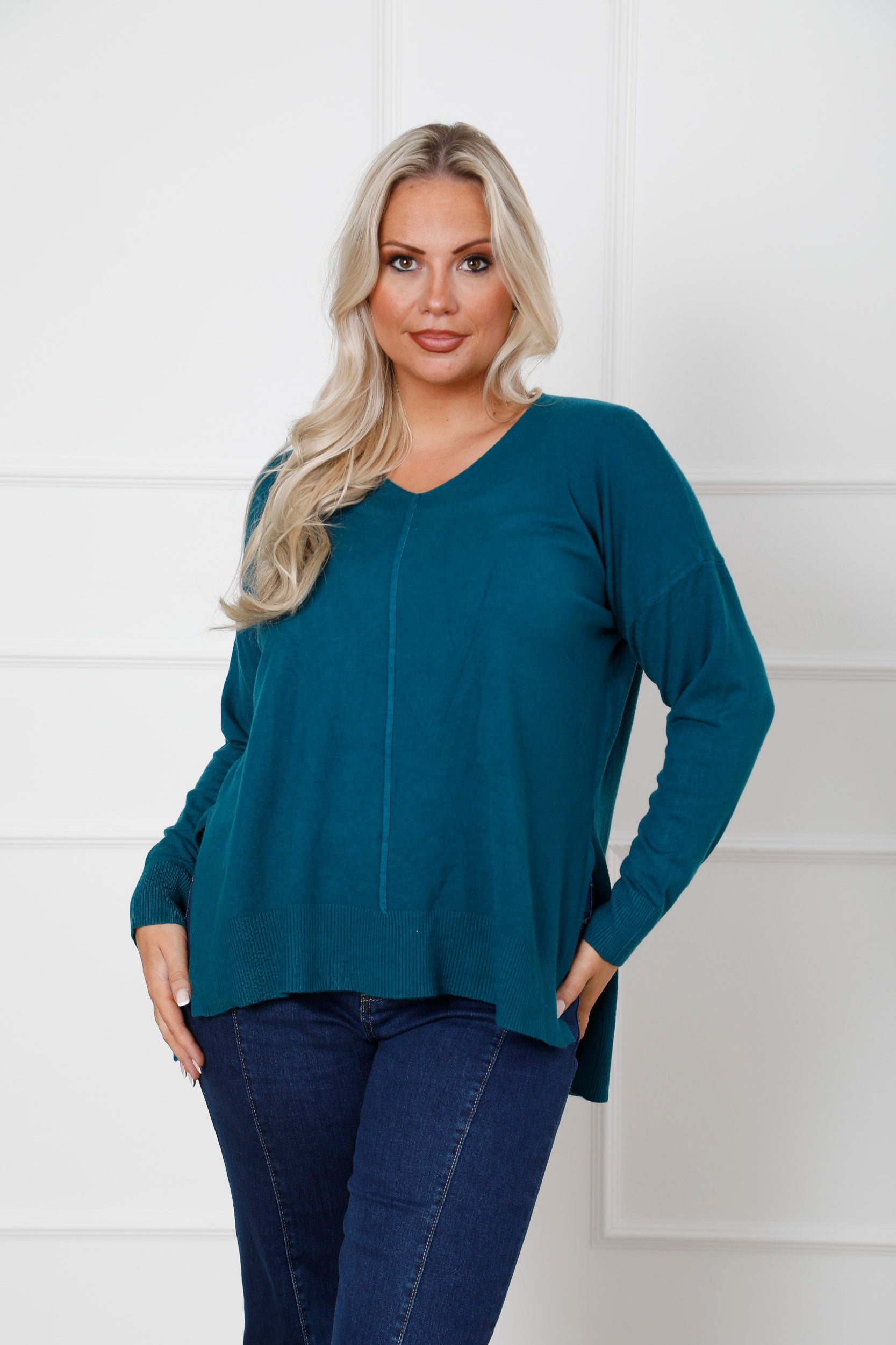 The Essential Knit Top Teal