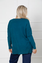 The Essential Knit Top Teal