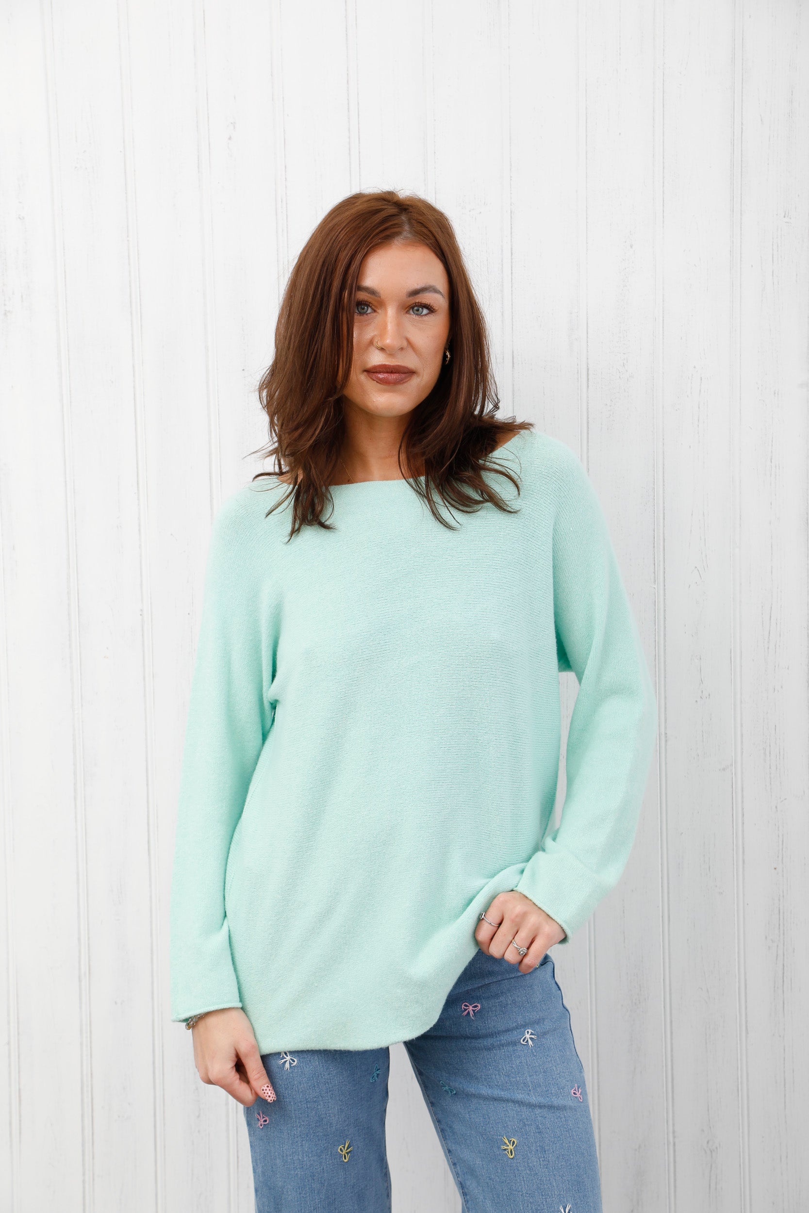 The Core Knit Jumper Mint