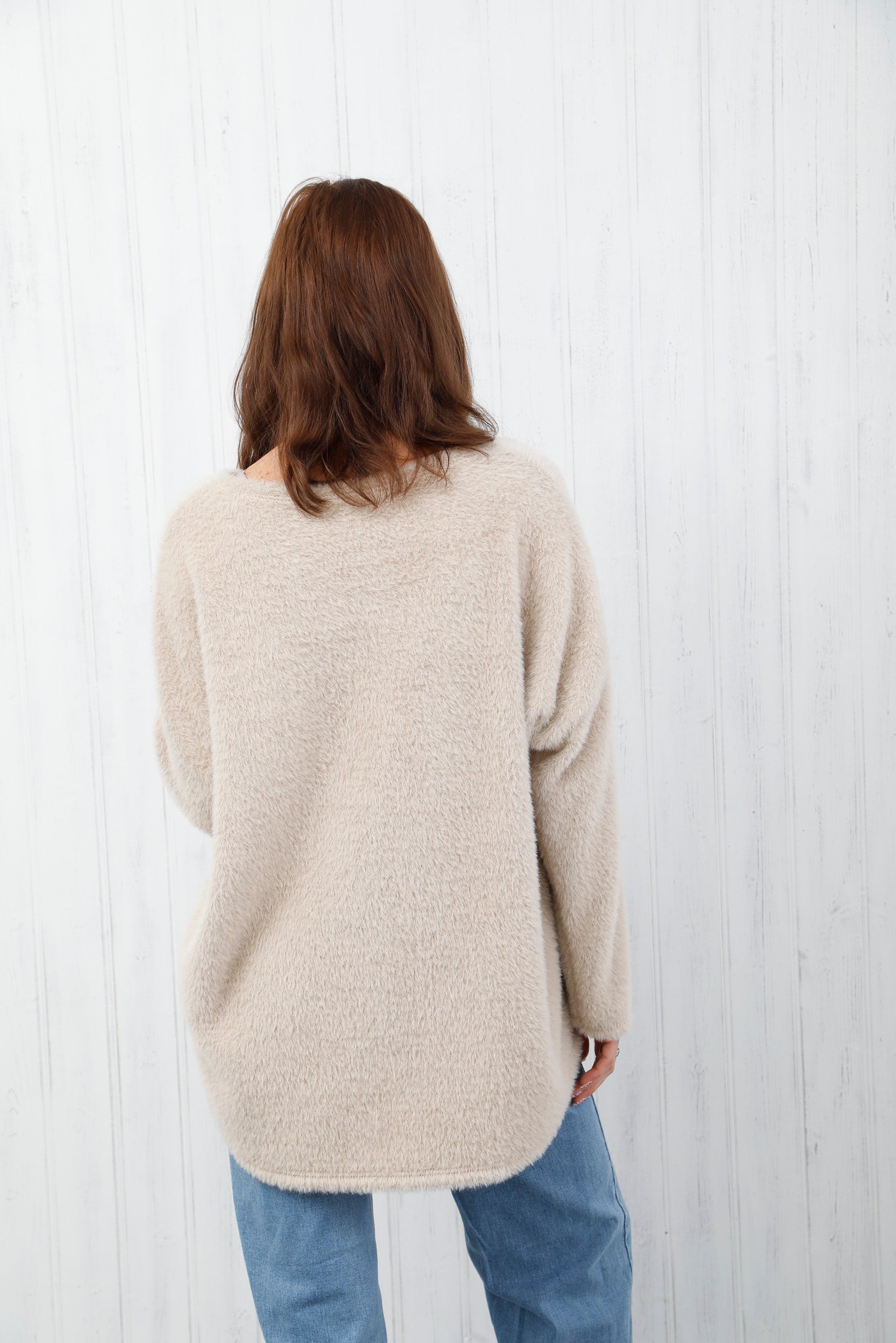 Teddy Jumper Beige