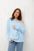 The Fluid Knit Sky Blue