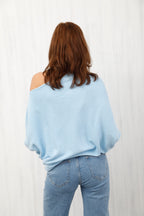 The Fluid Knit Sky Blue