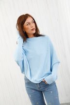 The Fluid Knit Sky Blue