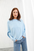 The Fluid Knit Sky Blue