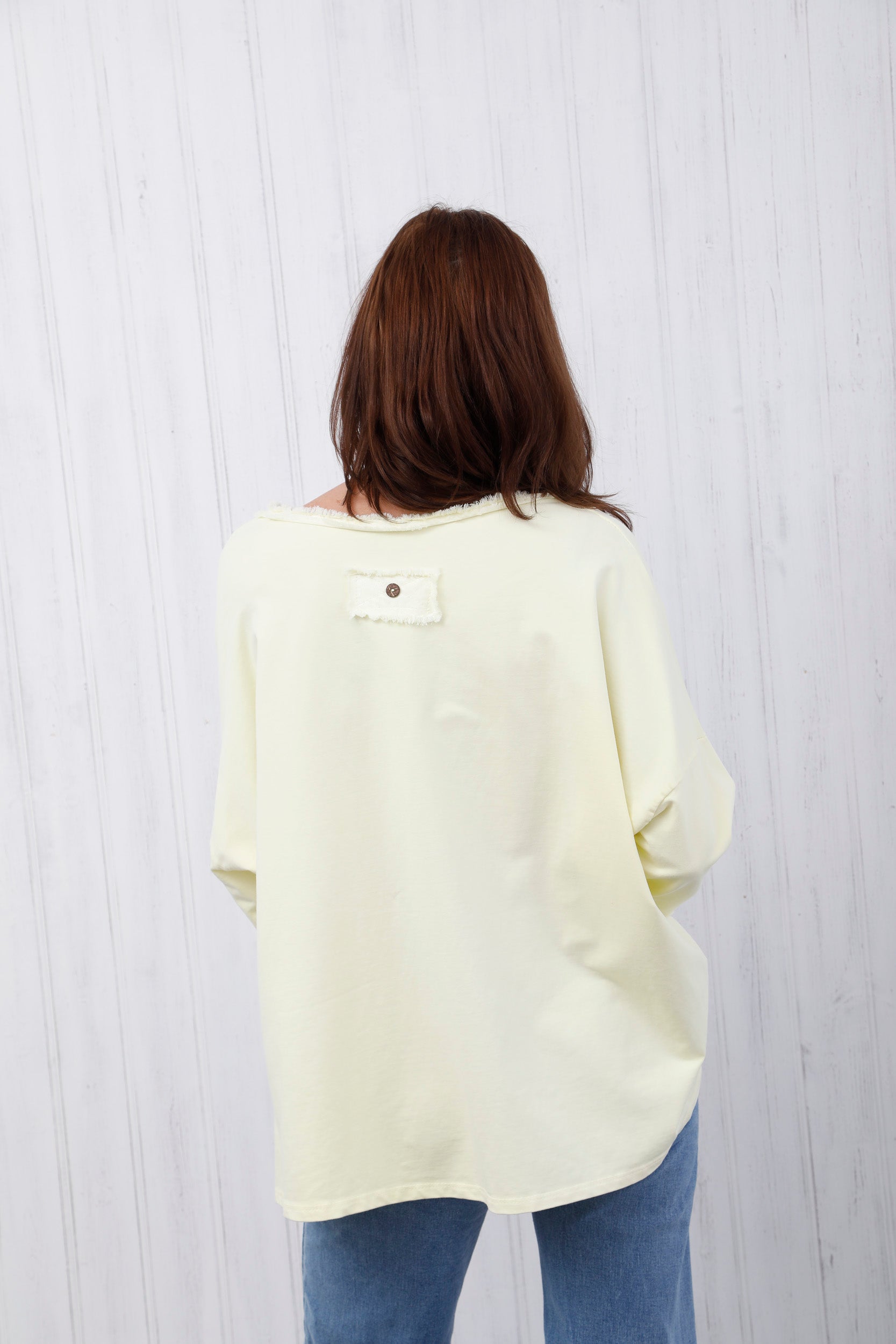 The Raw Edge Jumper Lemon