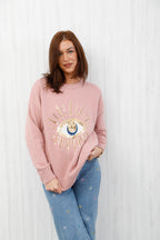 The Intuition Knit Jumper Dusky Pink