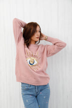 The Intuition Knit Jumper Dusky Pink