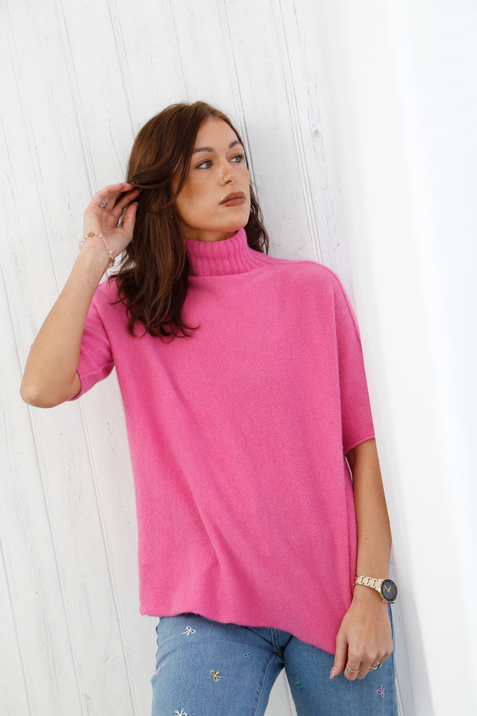 The Daylight Knit Jumper Bubblegum Pink