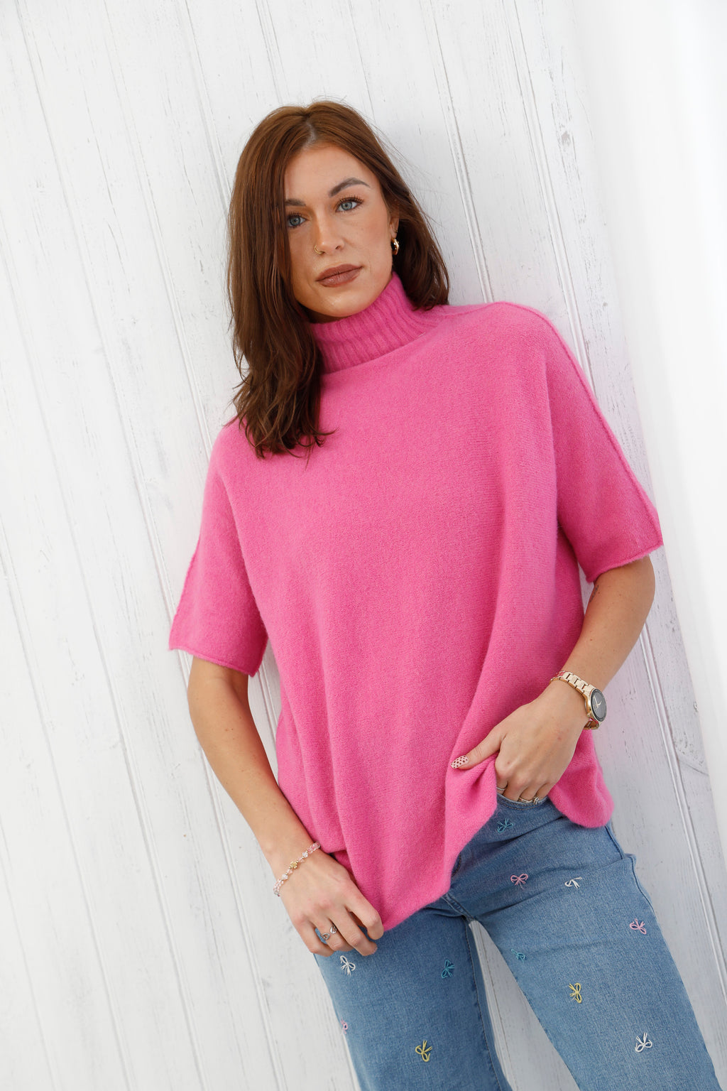 The Daylight Knit Jumper Bubblegum Pink