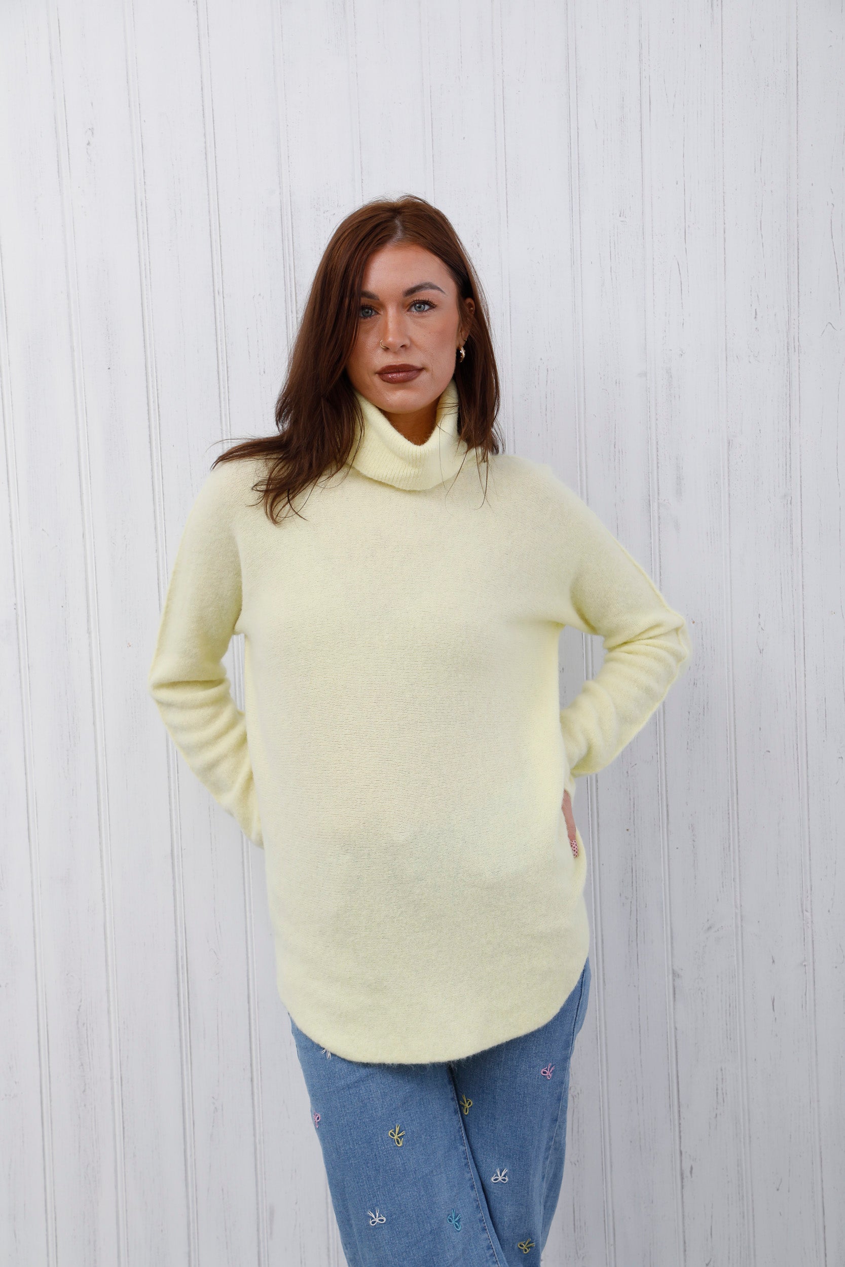 The Refine Knit Jumper Lemon