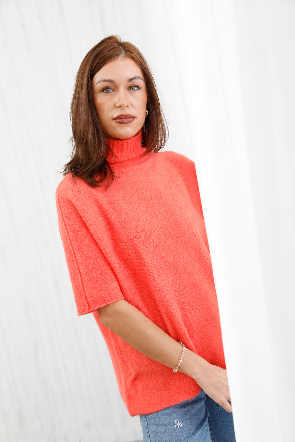 The Daylight Knit Jumper Orange Spritz