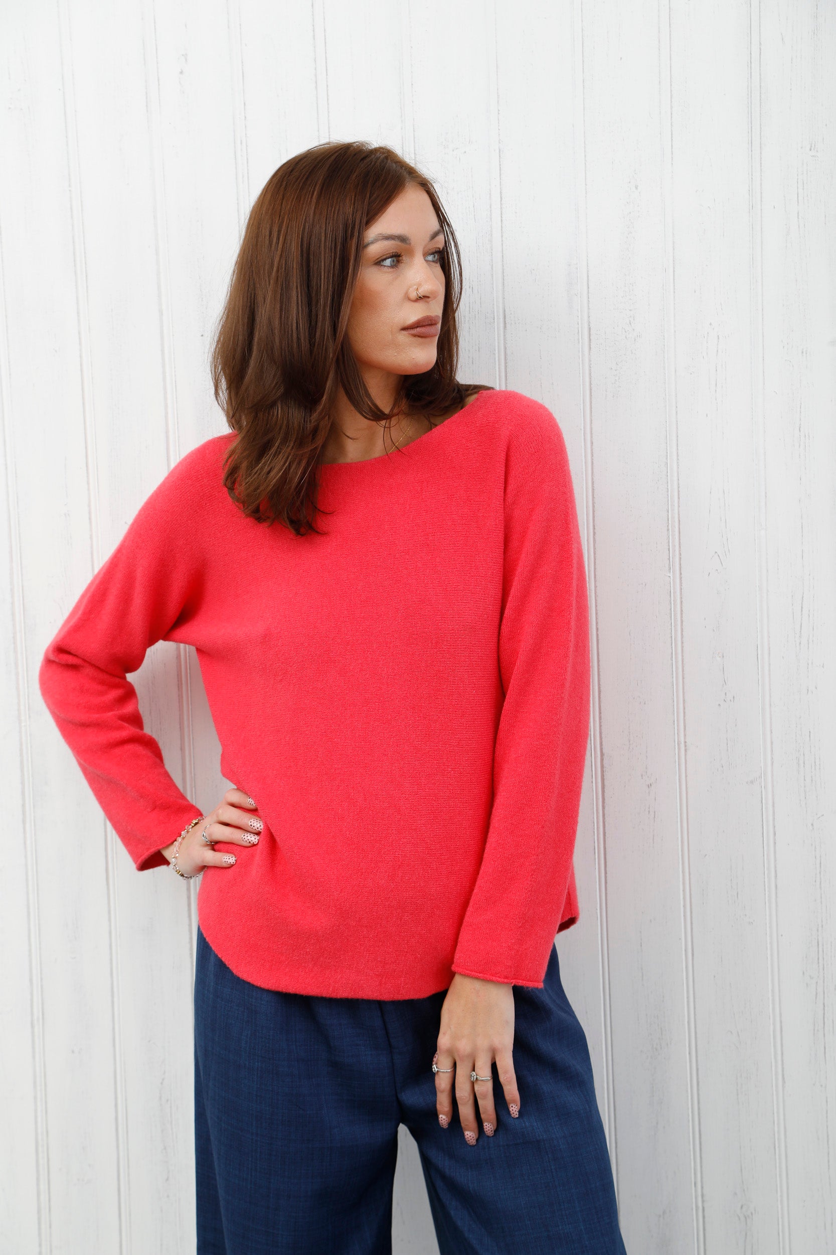 The Core Knit Jumper Coral