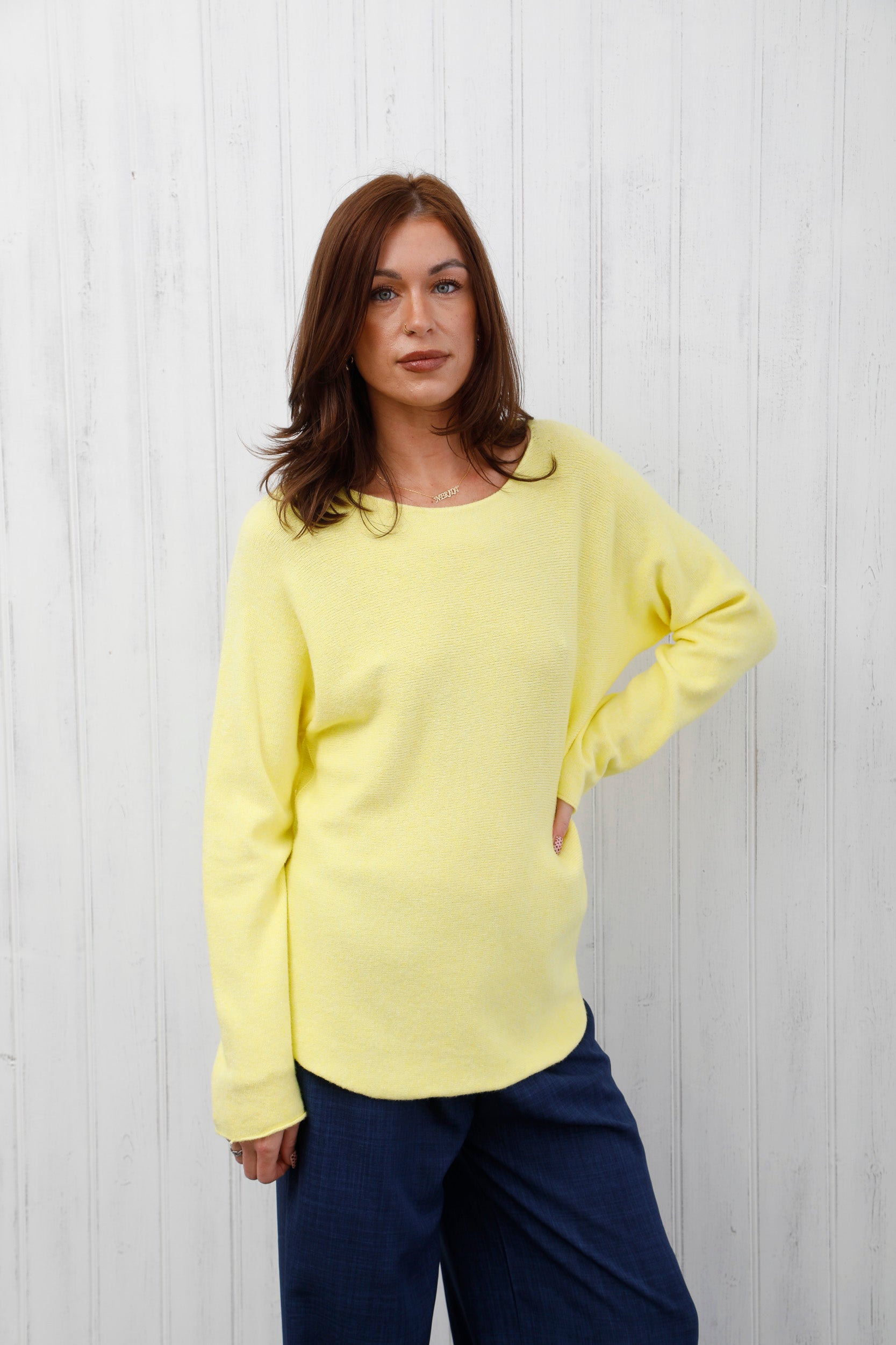 The Core Knit Jumper Lemon