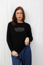 The Soho Soft Jumper Black