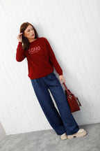 The Soho Soft Jumper Burgundy