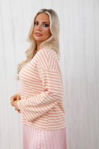 Sophia Stripe Top Strawberry Shortcake