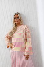 Sophia Stripe Top Strawberry Shortcake