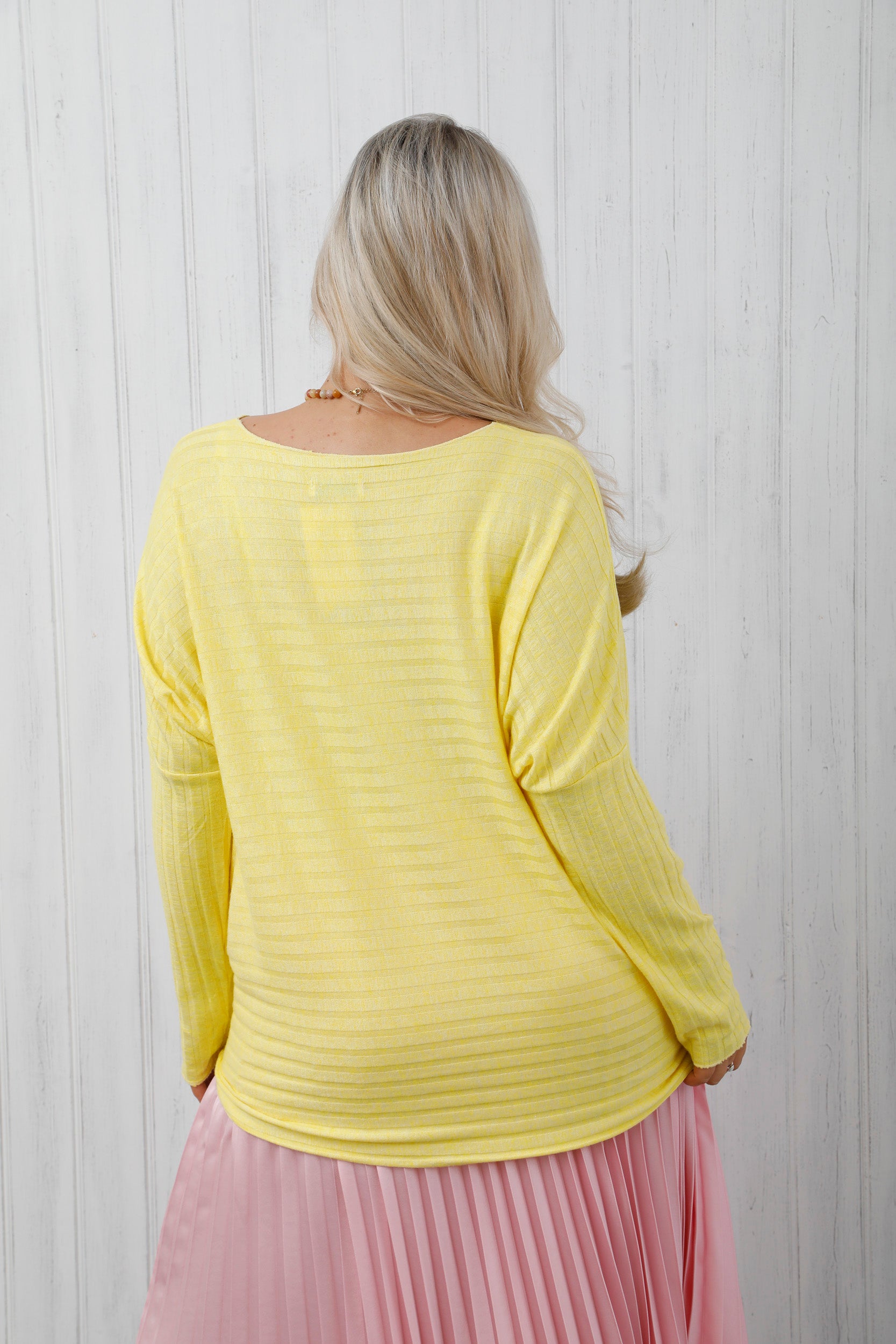 On Repeat Knit Lemon