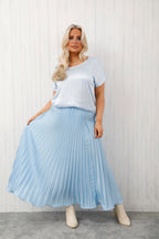 Lola Luxe Skirt Sky Blue