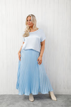 Lola Luxe Skirt Sky Blue