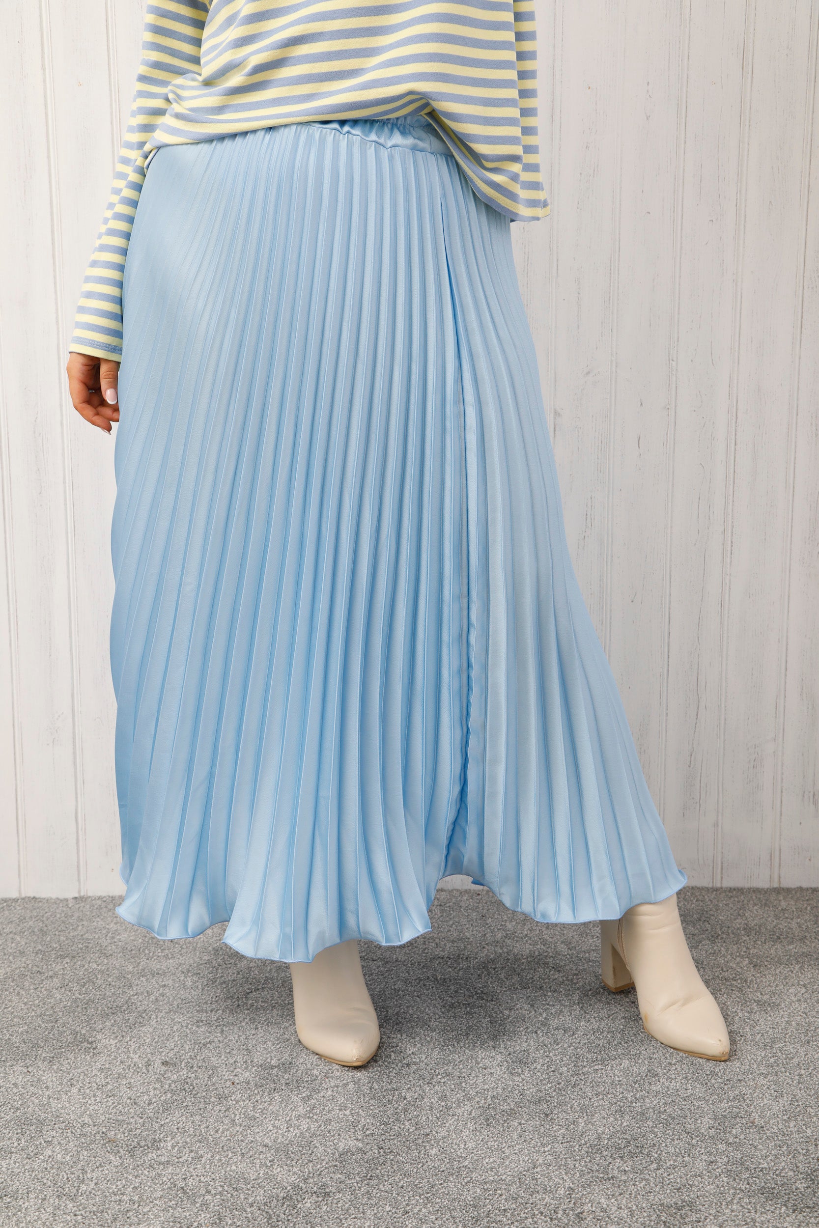 Lola Luxe Skirt Sky Blue