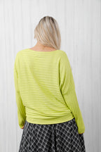 On Repeat Knit Lime